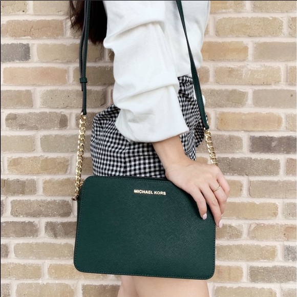Michael Kors Handbags - Michael Kors Crossbody Green new SALE‼️